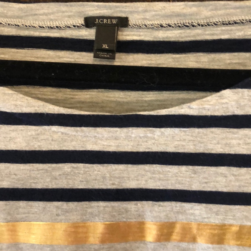 J. Crew long sleeved striped shirt - Picture 2 of 4